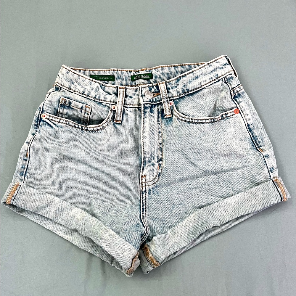 COPY - Size “00” Jean shorts from wild fable. The color is a light blue wash